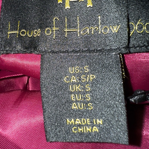 House Of Harlow 1960 Brand New With Tags Satin Blazer - Picture 7 of 11